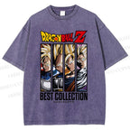 Unisex Dragon Ball Printed Washed Tee