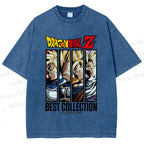 Unisex Dragon Ball Printed Washed Tee