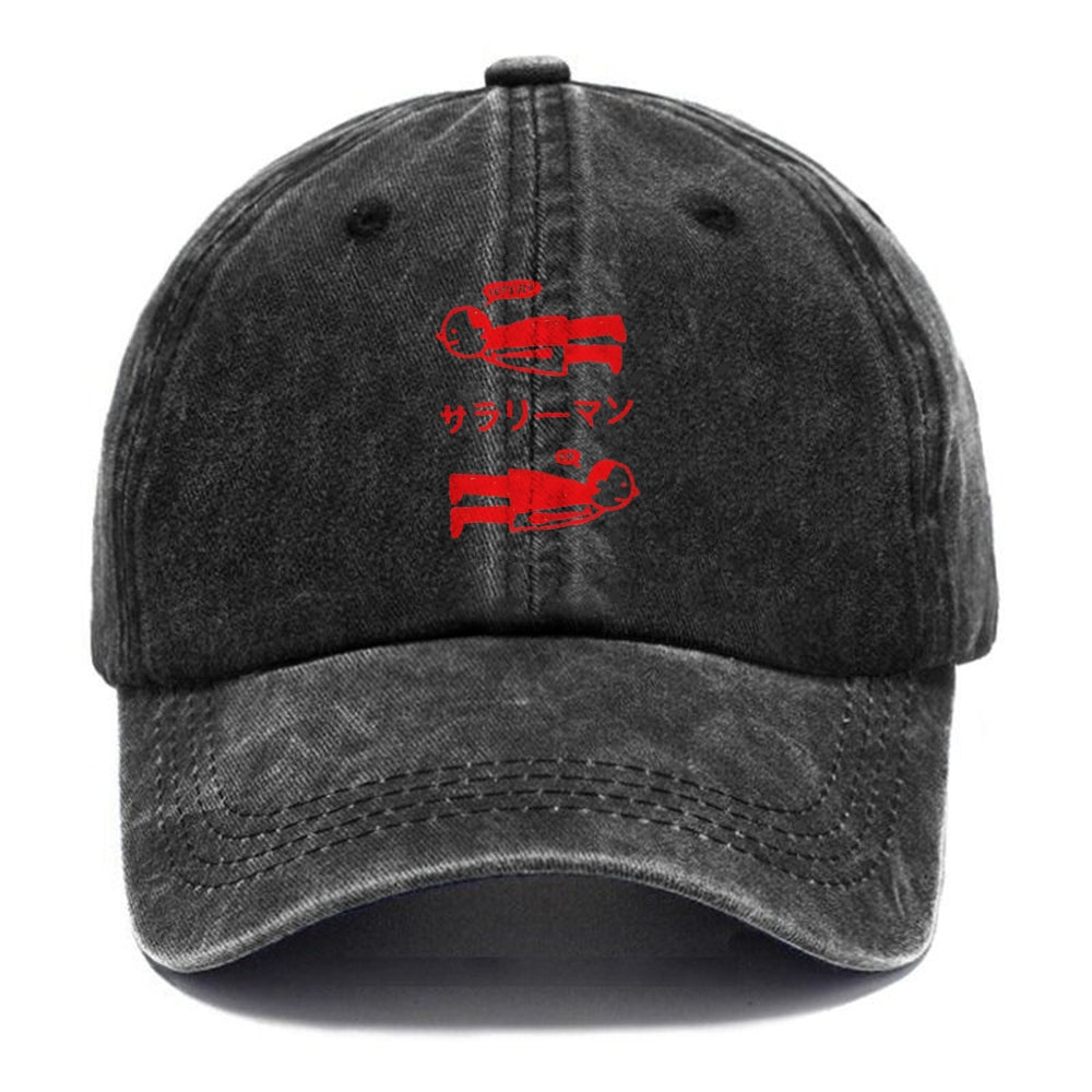 Let's Fly Office Worker Washed Cap