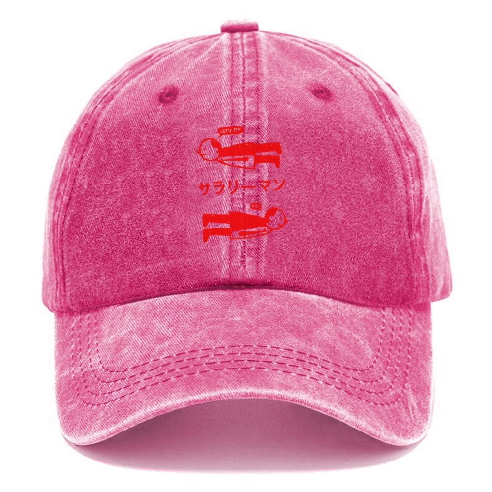 Let's Fly Office Worker Washed Cap