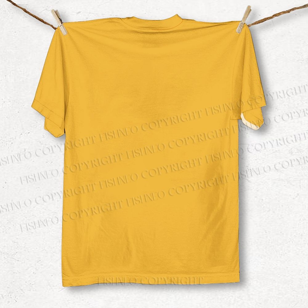 Unisex Vintage Bird in Tree Printed Classic T-shirt