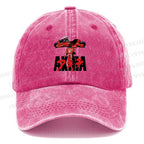 Unisex Vintage Casual Akira Printed Washed Cap