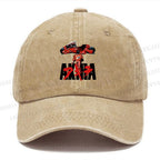 Unisex Vintage Casual Akira Printed Washed Cap