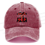Unisex Vintage Casual Akira Printed Washed Cap