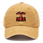 Unisex Vintage Casual Akira Printed Washed Cap