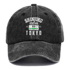 Shinjuku Station Yamanote Line Washed Cap