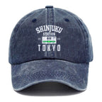 Shinjuku Station Yamanote Line Washed Cap