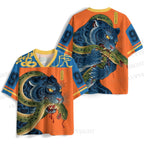 Blue Tiger Got Snake Jersey Shirts