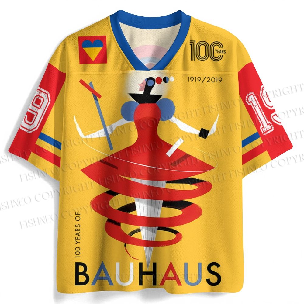 Bauhaus 100th Anniversary Printed Jersey Shirts