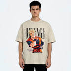 Unisex Dragon Ball Z Gohan Printed Washed Tee