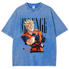 Unisex Dragon Ball Z Gohan Printed Washed Tee