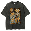 Unisex Dragon Ball Goku Printed Washed Tee
