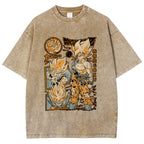 Unisex Dragon Ball Goku Printed Washed Tee