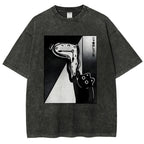 Unisex The Purrsistence Of Meowmory Printed Washed Tee