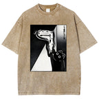 Unisex The Purrsistence Of Meowmory Printed Washed Tee