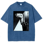 Unisex The Purrsistence Of Meowmory Printed Washed Tee