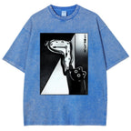 Unisex The Purrsistence Of Meowmory Printed Washed Tee