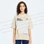 Unisex Yayoi Kusama 3D Polka Dots Printed Washed Tee
