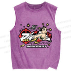 Unisex Astro Boy Printed Washed Tank Top