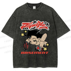 Unisex Astro Boy Printed Washed Tee