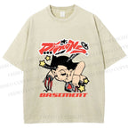 Unisex Astro Boy Printed Washed Tee