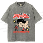 Unisex Astro Boy Printed Washed Tee