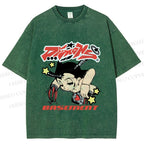 Unisex Astro Boy Printed Washed Tee