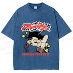 Unisex Astro Boy Printed Washed Tee