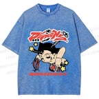 Unisex Astro Boy Printed Washed Tee