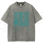 Unisex Yayoi Kusama Dots Printed Washed Tee
