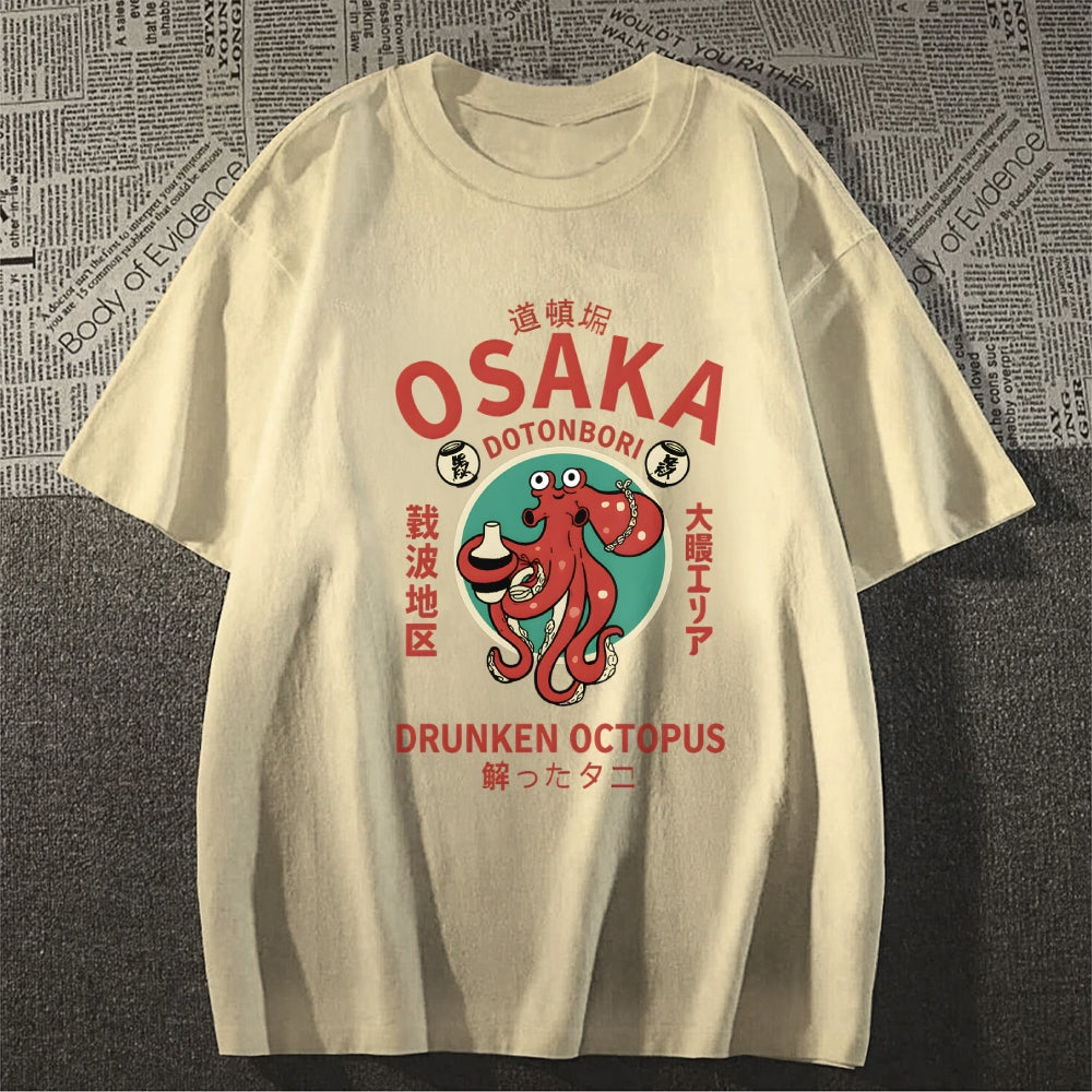 Drunken Octopus Japanese Style Classic Tee