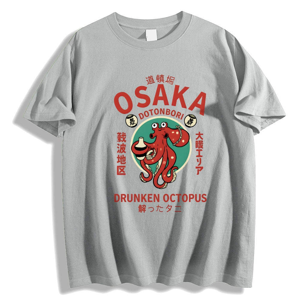 Drunken Octopus Japanese Style Classic Tee