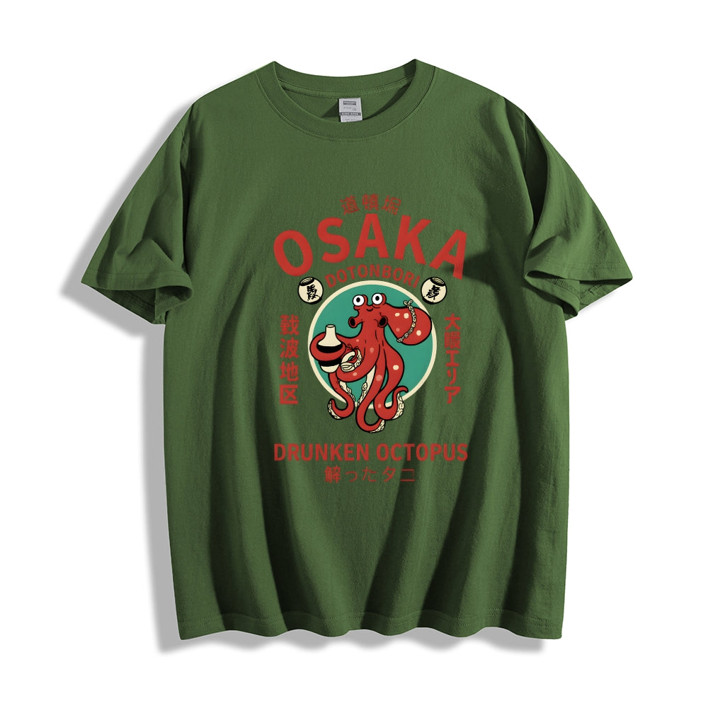 Drunken Octopus Japanese Style Classic Tee