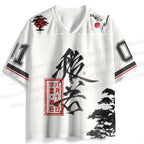 Japanese Calligraphy And Landscape Jersey Shirts