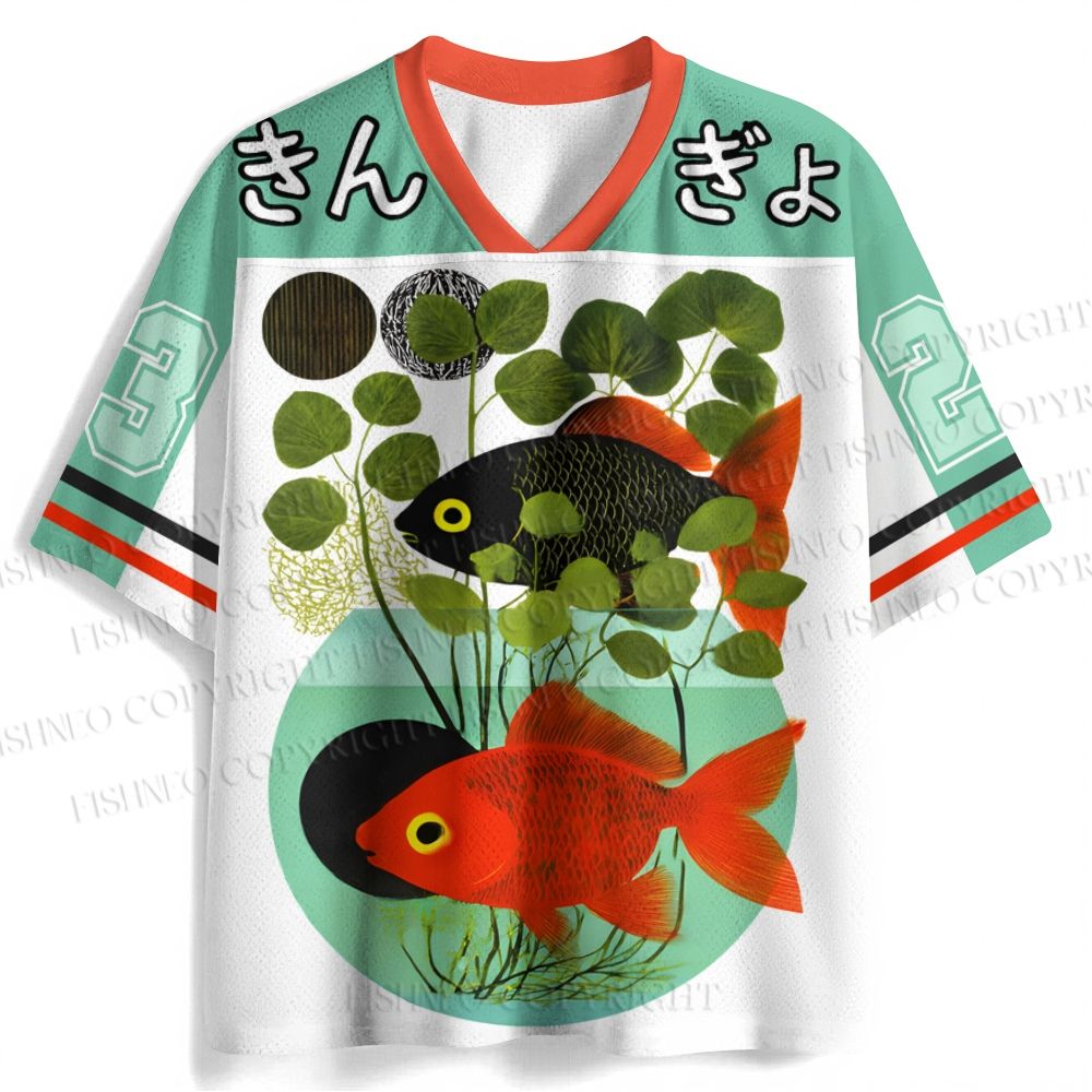 Koi Fish in Tank Jersey Shirts