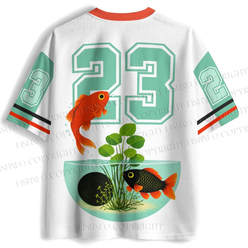 Koi Fish in Tank Jersey Shirts