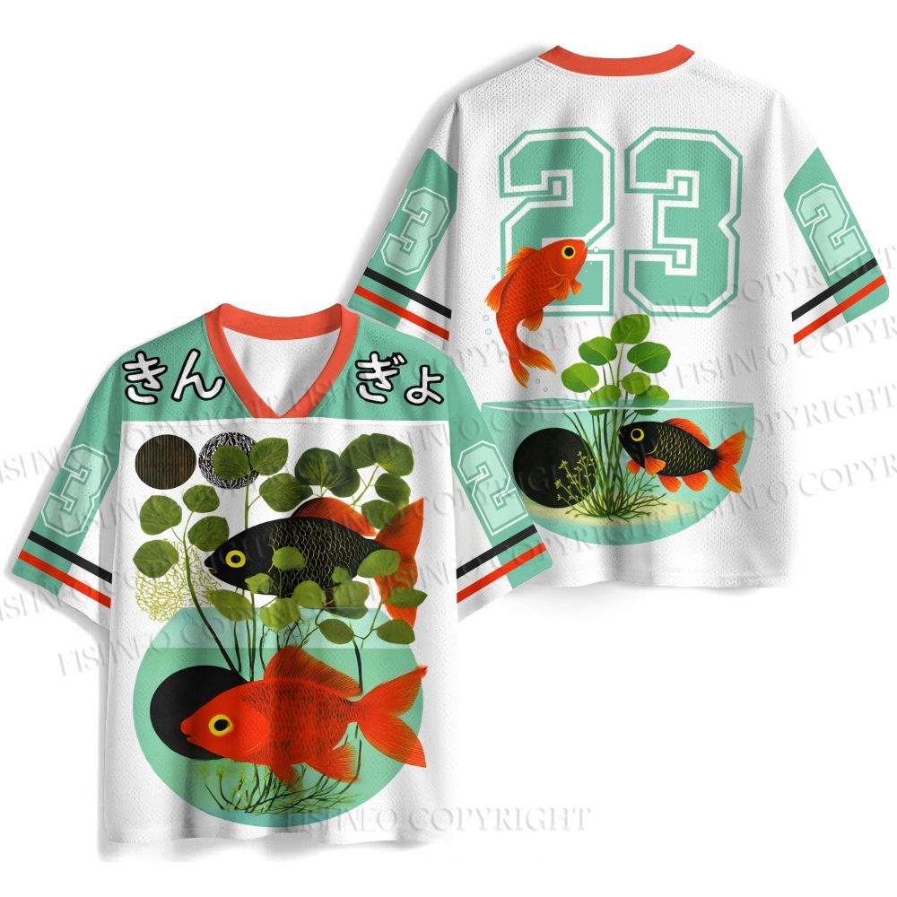 Koi Fish in Tank Jersey Shirts
