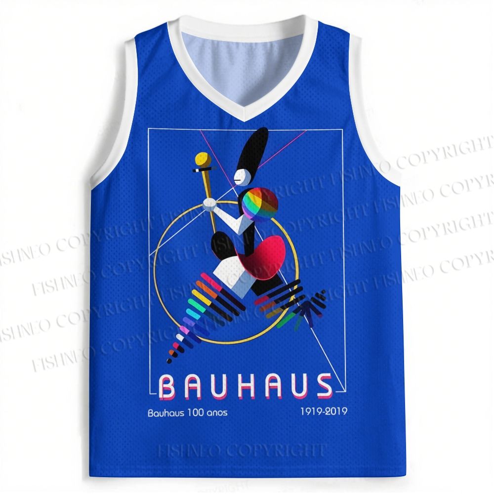 Unisex Bauhuas printed Jersey Tank