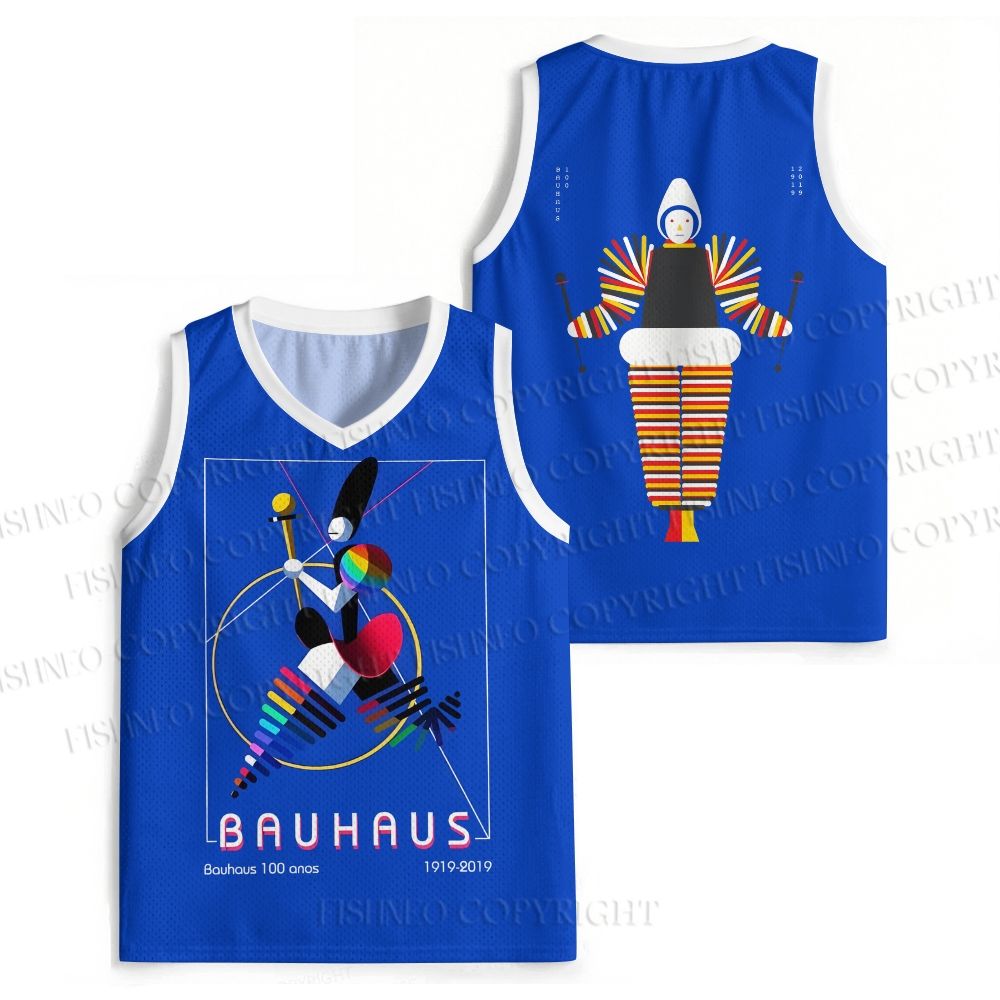 Unisex Bauhuas printed Jersey Tank