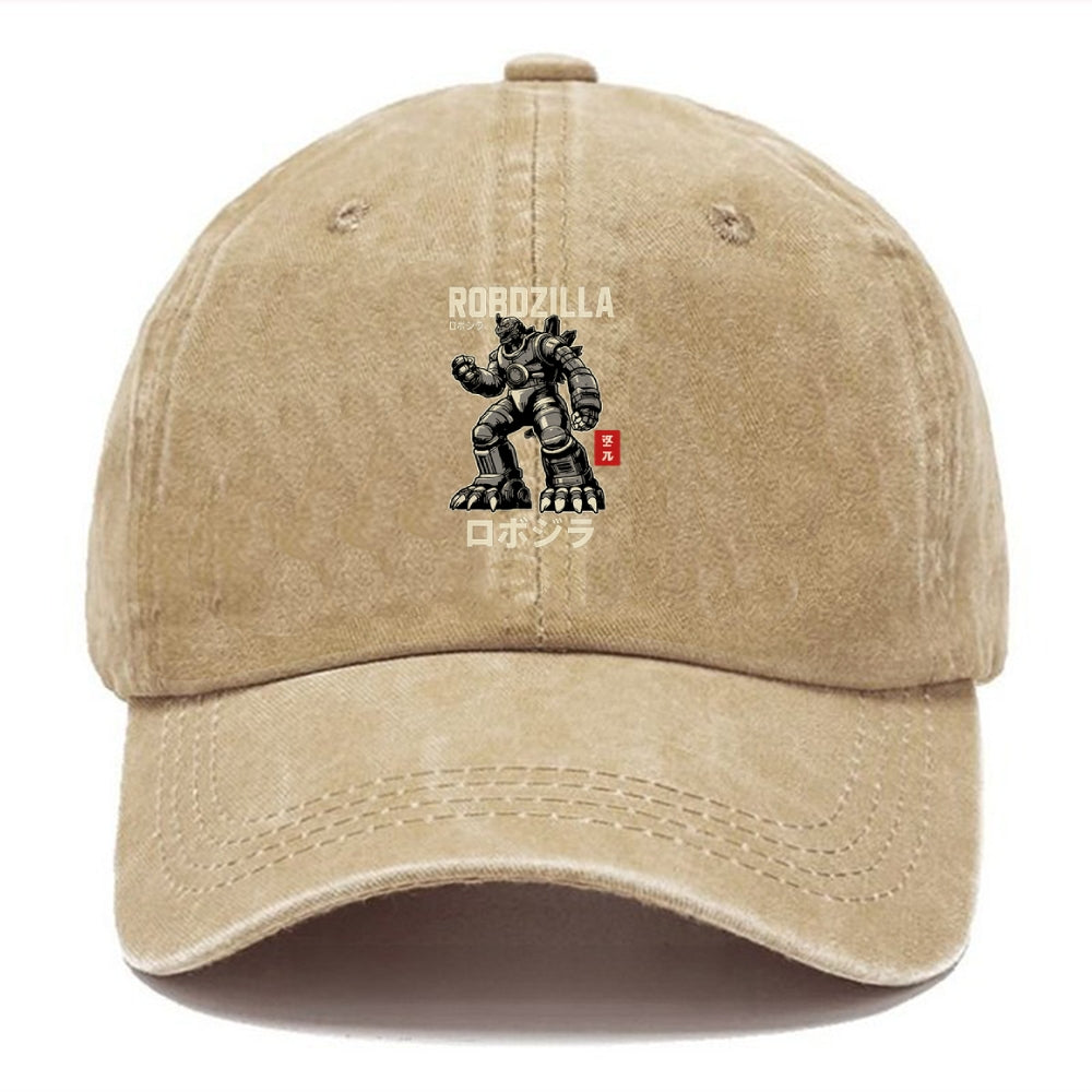 RoboZilla Manga Japanese Washed Cap