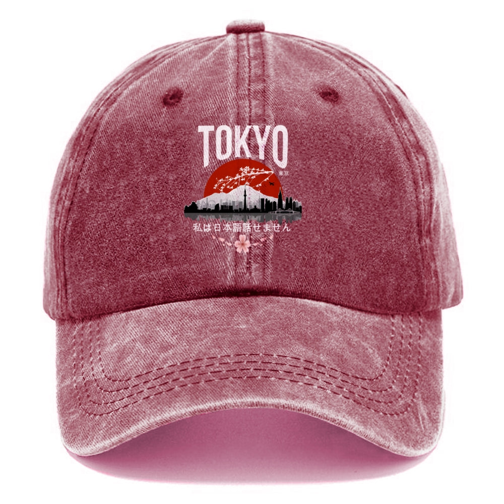 I don’t speak Japanese Washed Cap