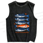 Unisex Called To Be Different Printed Washed Tank Top