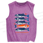 Unisex Called To Be Different Printed Washed Tank Top