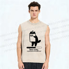 Unisex Brain Loading Printed Washed Tank Top