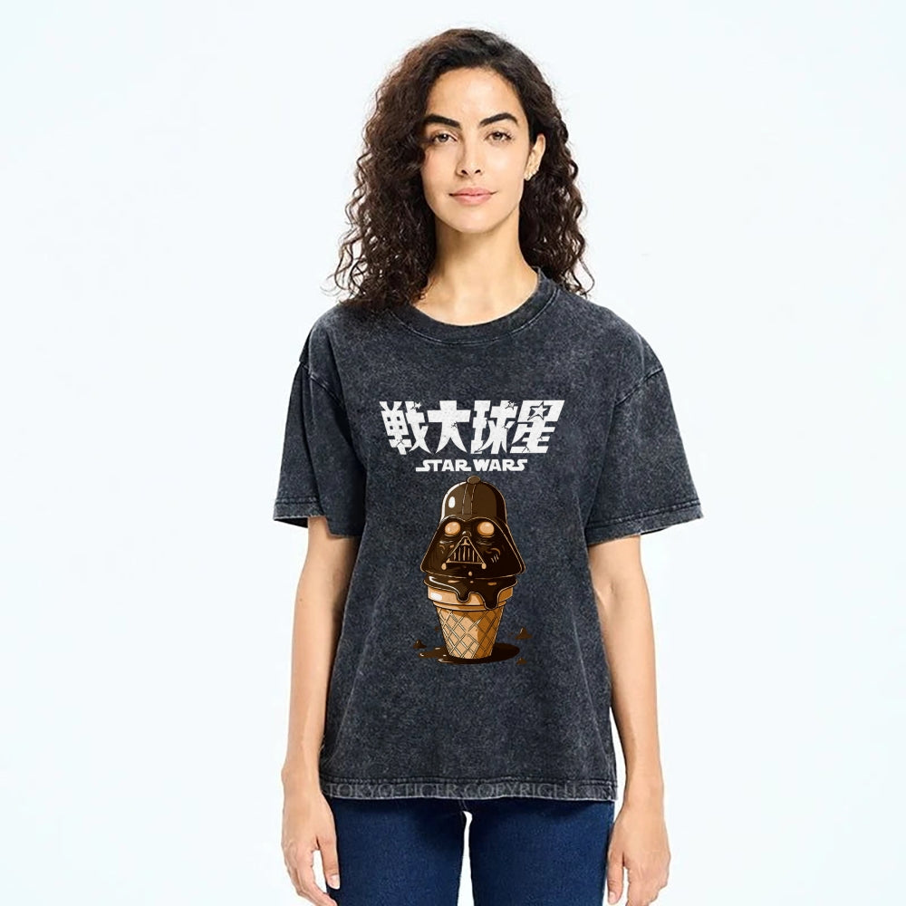 Star Wars Vintage Wash Japanese Design T-Shirt