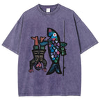 Fishing For Man's Fish Washed T-Shirt