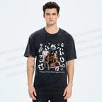 Unisex Praying Mama Christian Printed Washed Tee
