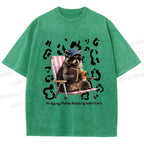 Unisex Praying Mama Christian Printed Washed Tee
