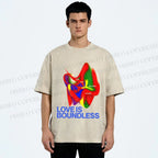 Unisex Pride Love is Boundless Printed Washed Tee