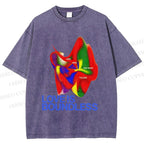 Unisex Pride Love is Boundless Printed Washed Tee